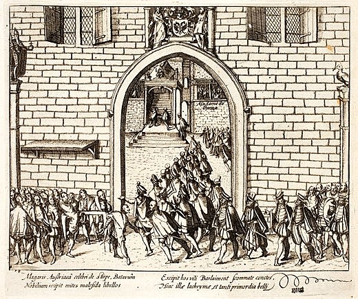 Edelen bieden smeekschrift aan