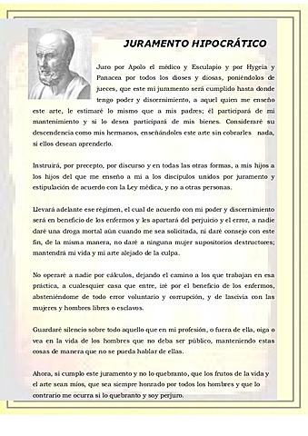 Juramento Hipocratico