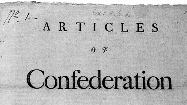 Articles Of Confederation