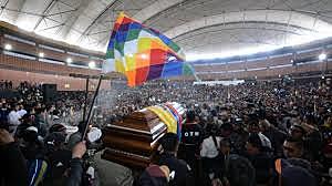 Concentración del Movimiento Indígena en el Ágora de la Casa de la Cultura