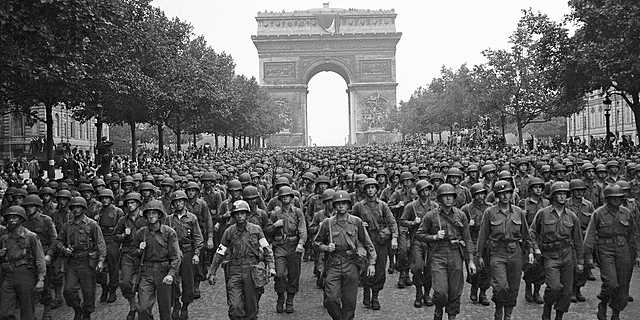 Allied Troops Free Paris