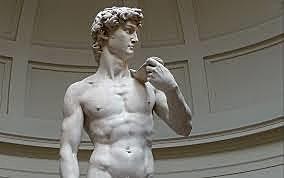 Michelangelo completes the sculpture the David