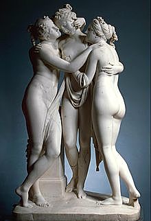 Les tres gràcies. Canova