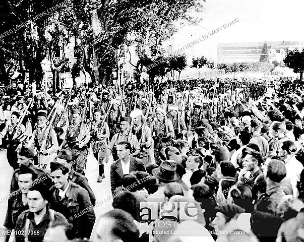 Franco's Army Arrives