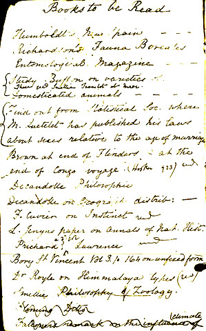 Charles Darwin First Scientific Speech