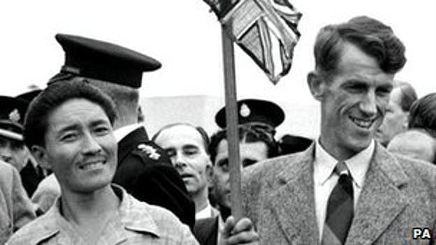 Mount Everest, known in Nepal as "Sagarmatha"