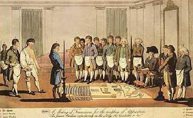 LAS PRIMERAS LOGIAS MASÓNICAS