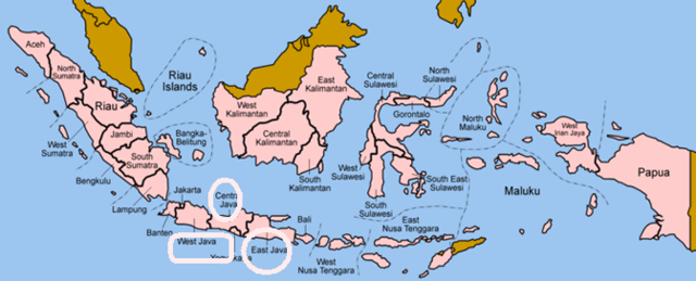 British Dutch war around Java