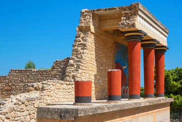 Creación de el palacio de Cnosos