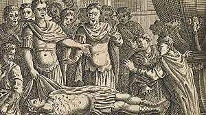 The crowd believes the conspirators did the right thing.