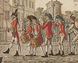 The British on the move