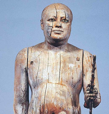 Arte Egipcio. Escultura de Cheik-el-Beled. Imperio Antiguo