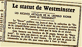 Statut de Westminster