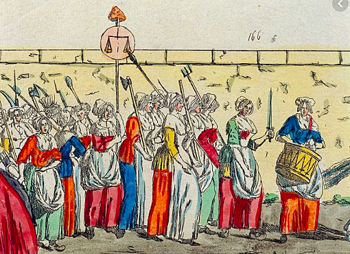 Women march on Versaille