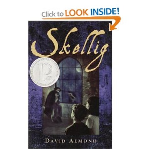Skellig; the story of a strange, part - human "creature" who lives of two young children forever.