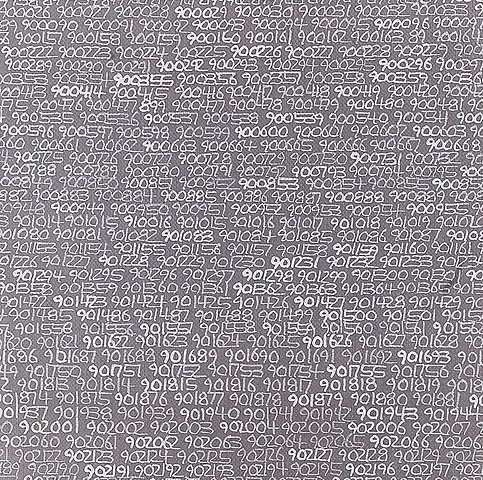 Maëva-Lina-Teixeira-Dos-Santos : le temps / "1 - ∞" de Roman Opalka