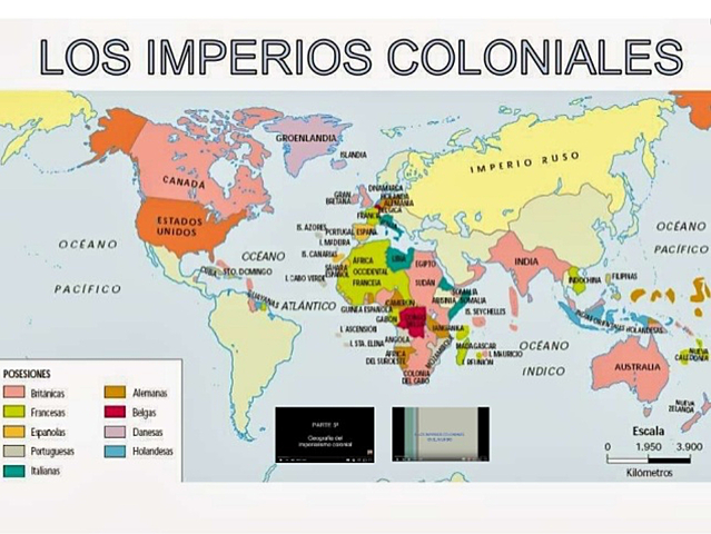 Grandes Imperios coloniales.