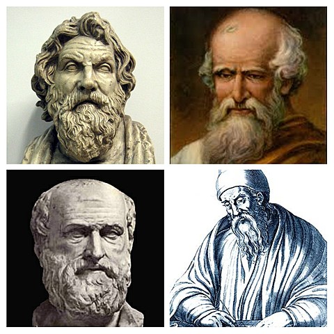 Euclides, Arquímedes, Aristarco y Eratóstenes