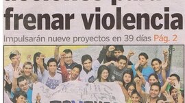Timeline: Jóvenes contra la Violencia PORTADA Prensa Libre 18.10.10