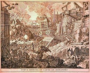 Alejandro Magno conquista Fenicia