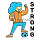 Woman cartoon soccer ball strong 600w 1406770562