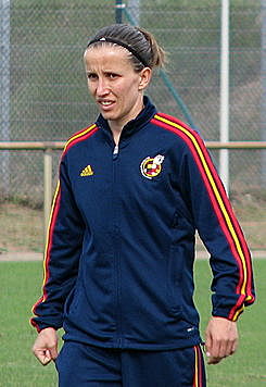 Sonia Bermúdez ,since 2018 he plays at the front in the football field