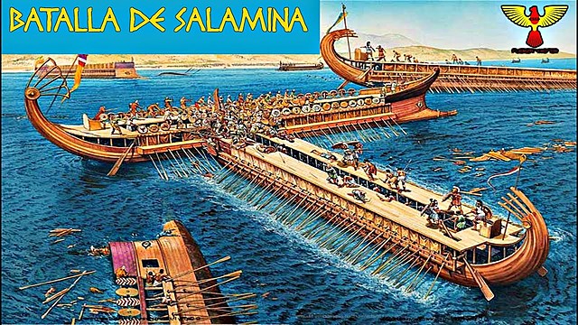 La batalla de Salamita.