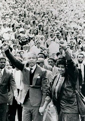 Release of Nelson Mandela