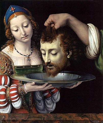 Solario's Salome with the head of John the Baptist