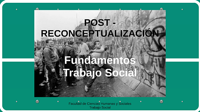 La Post Reconceptualizacion