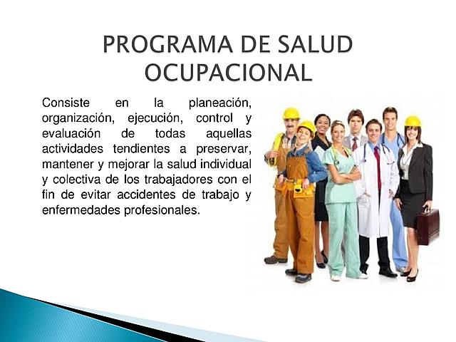 Programas de Salud Ocupacional