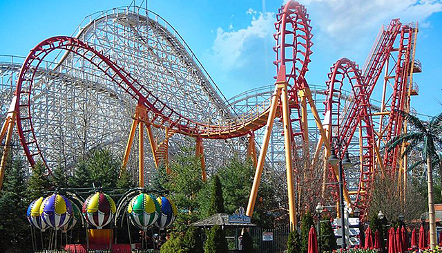 Visita al parque Six Flags