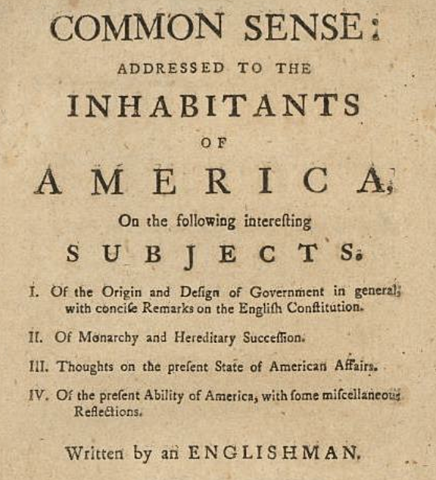 "Common Sense" Published