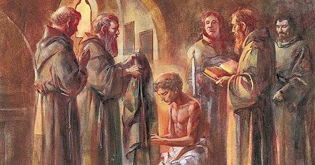 Llegada de los 12 primeros frailes franciscanos