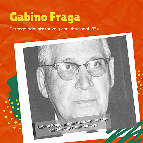 Gabino Fraga. Derecho Administrativo y Constitucional.