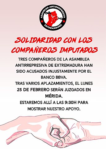 [Cam] Solidaridad con los compañeros imputados