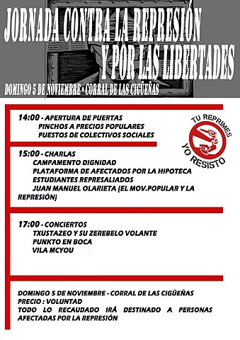 [Ev] Jornada contra la represión y por las libertades
