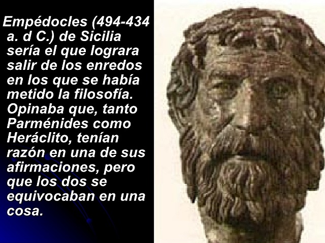 Empédocles (494- 434 a. de C.)