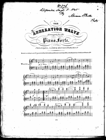 Texas Admitted to the Union