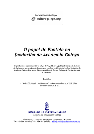 A Sociedade Protectora da Academia Galega