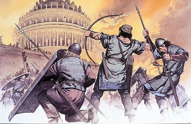 Batalla de Vouillé (França), els francs derroten als visigots i els obliguen a establir-se a Hispania.