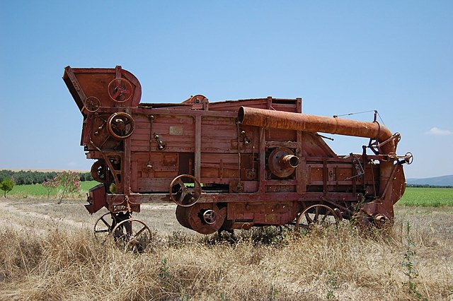 cosechadora de trigo