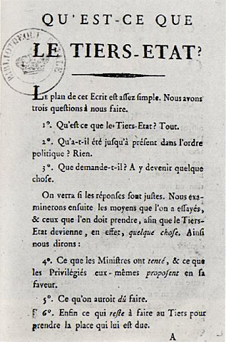 PAMFLET SIEYÈS