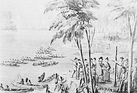 Arkansas Post re-established again as John Law and his "The Company of the West" acquire control of Louisiana