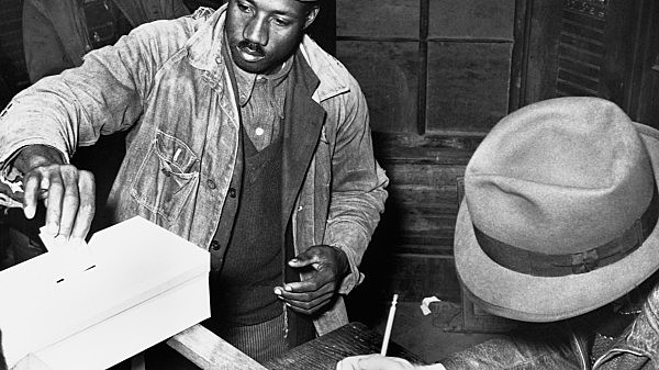 Continuance of black suffrage, black office-holding, and the new black school system