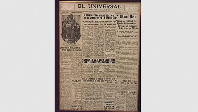 División del periódico