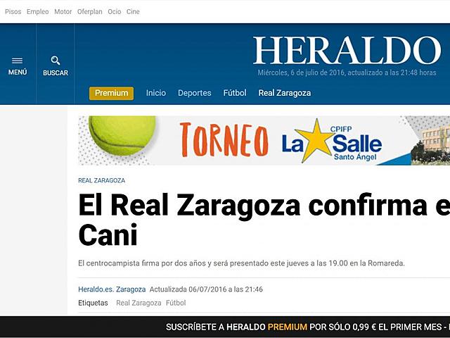 Primer periódico digital