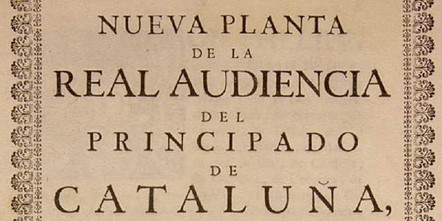 La fi de l’estat català i el Decret de Nova Planta