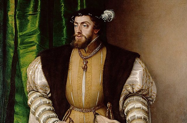 Karel V werd de landsheer van de Nederlandse gewesten.