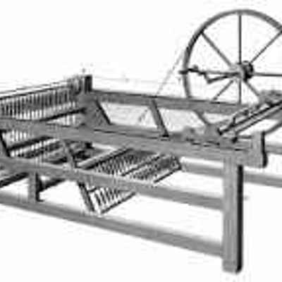 Timeline: Spinning Jenny-Textile 1764- a machine that allows people to make yarn and clothing faster